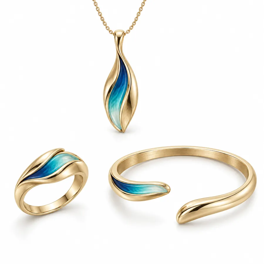 Collection bleu-vert · Concept de design