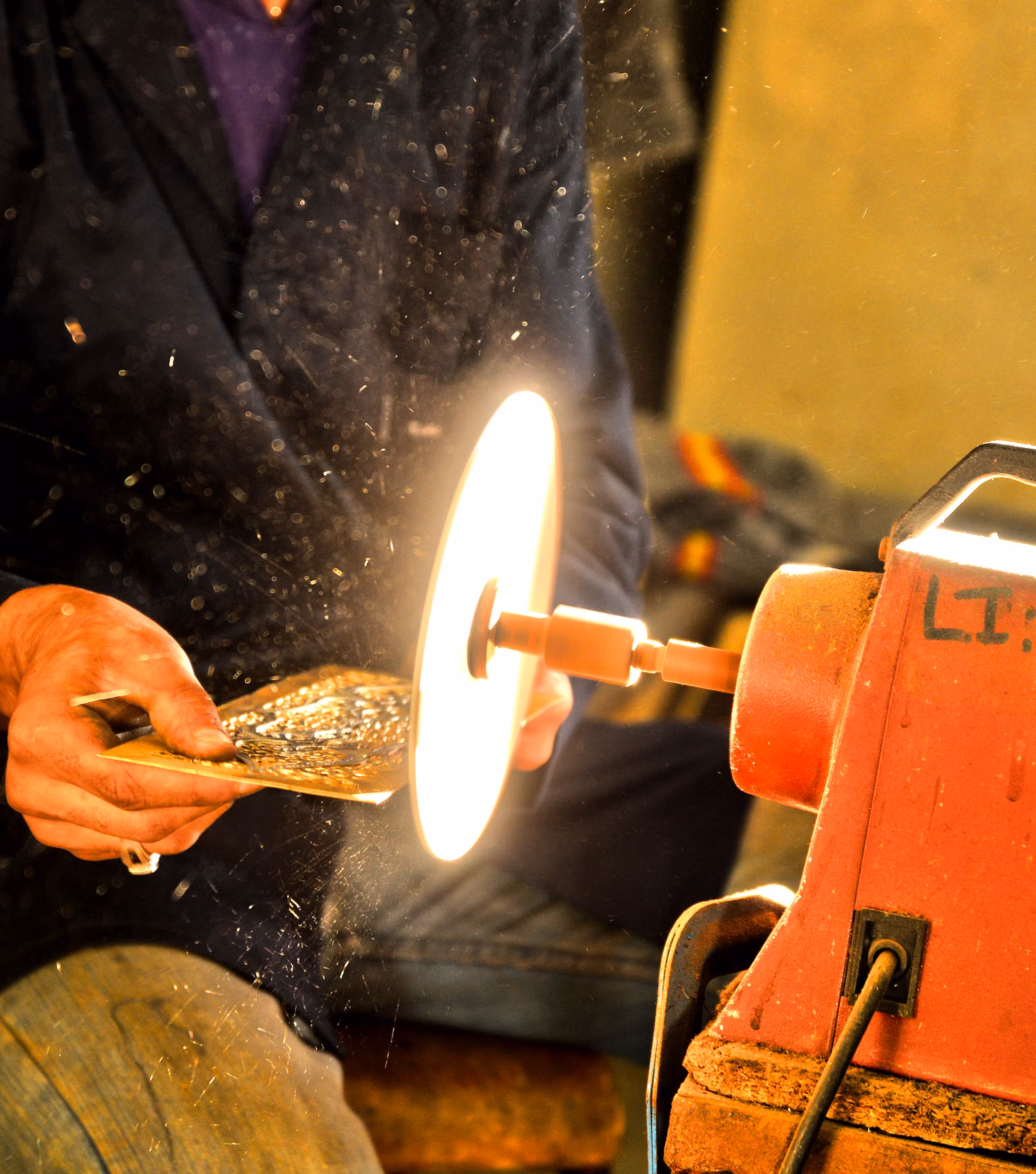 Grinding and polishing