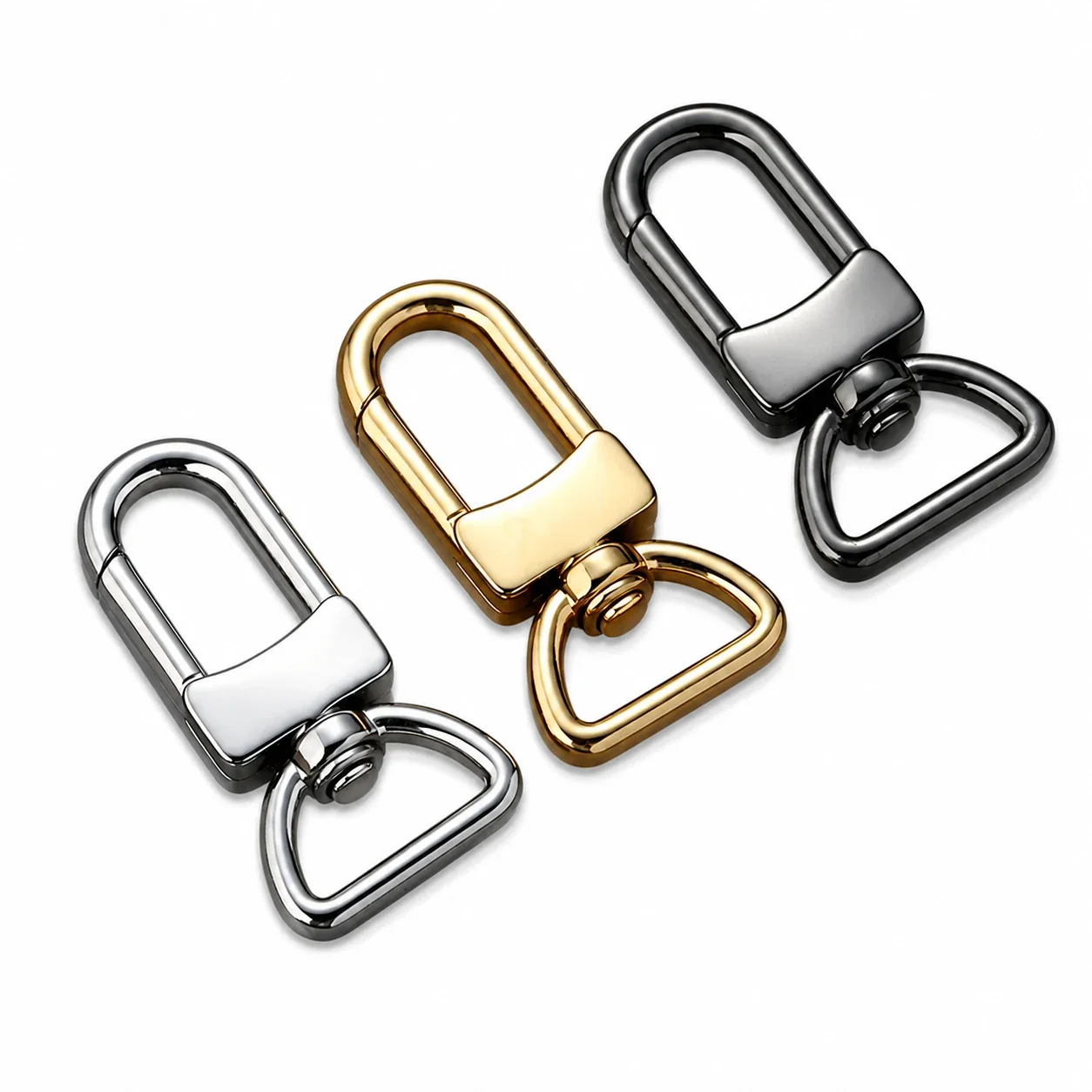Polished Stainless Steel Swivel Snap Hook Accessory