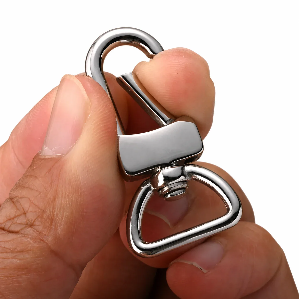 Polished Stainless Steel Swivel Snap Hook Accessory
