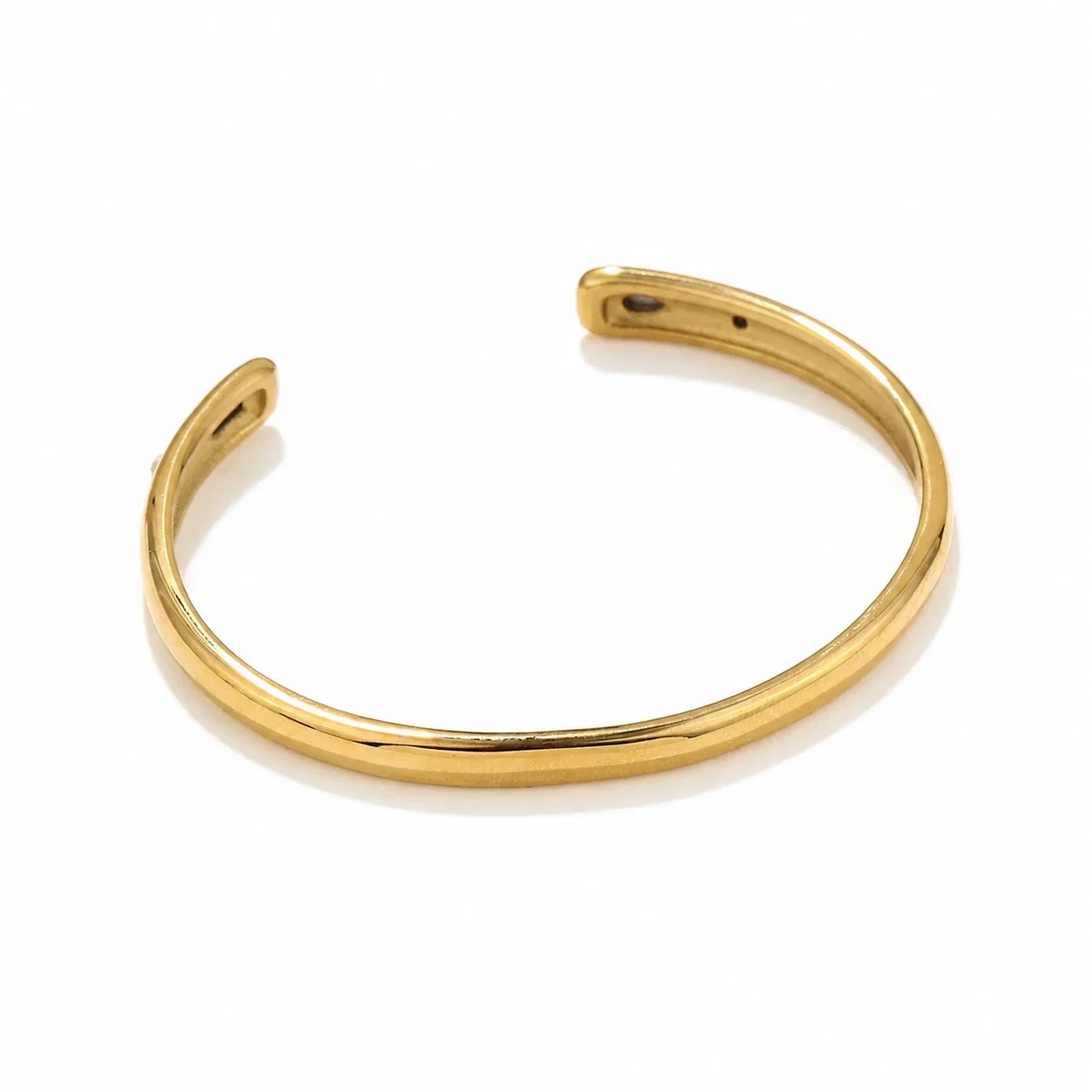 Sculptural 316 Stainless Steel Interlaced Cuff