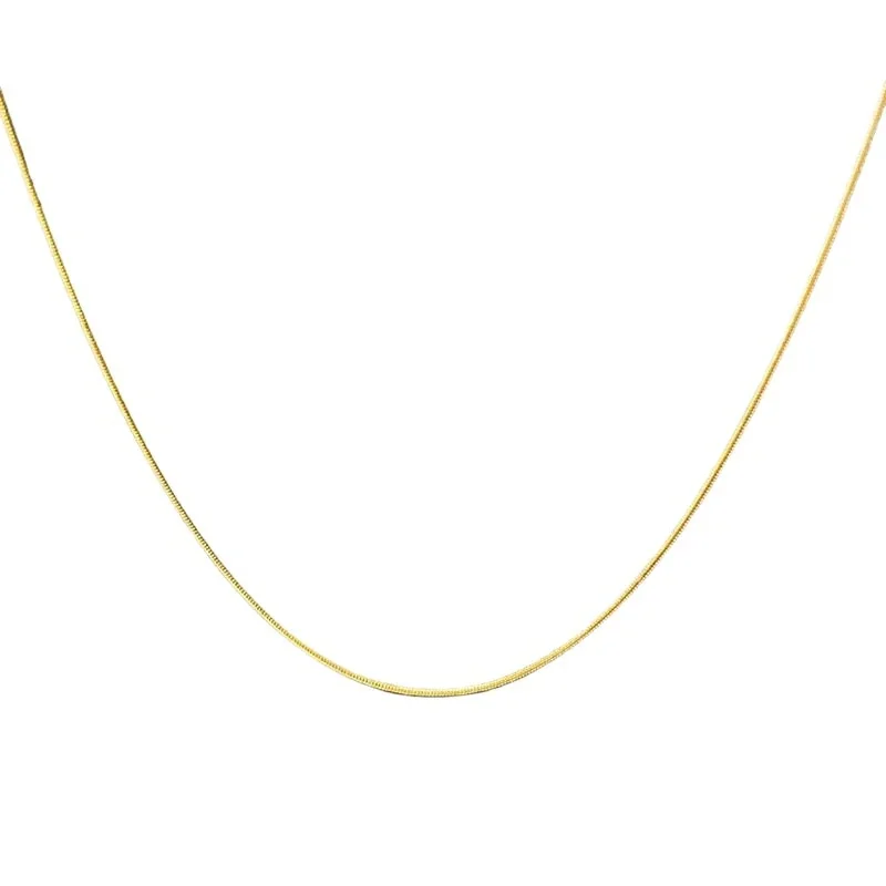 Chain Necklace Six Link Styles 18K Gold-Plated Stainless Steel