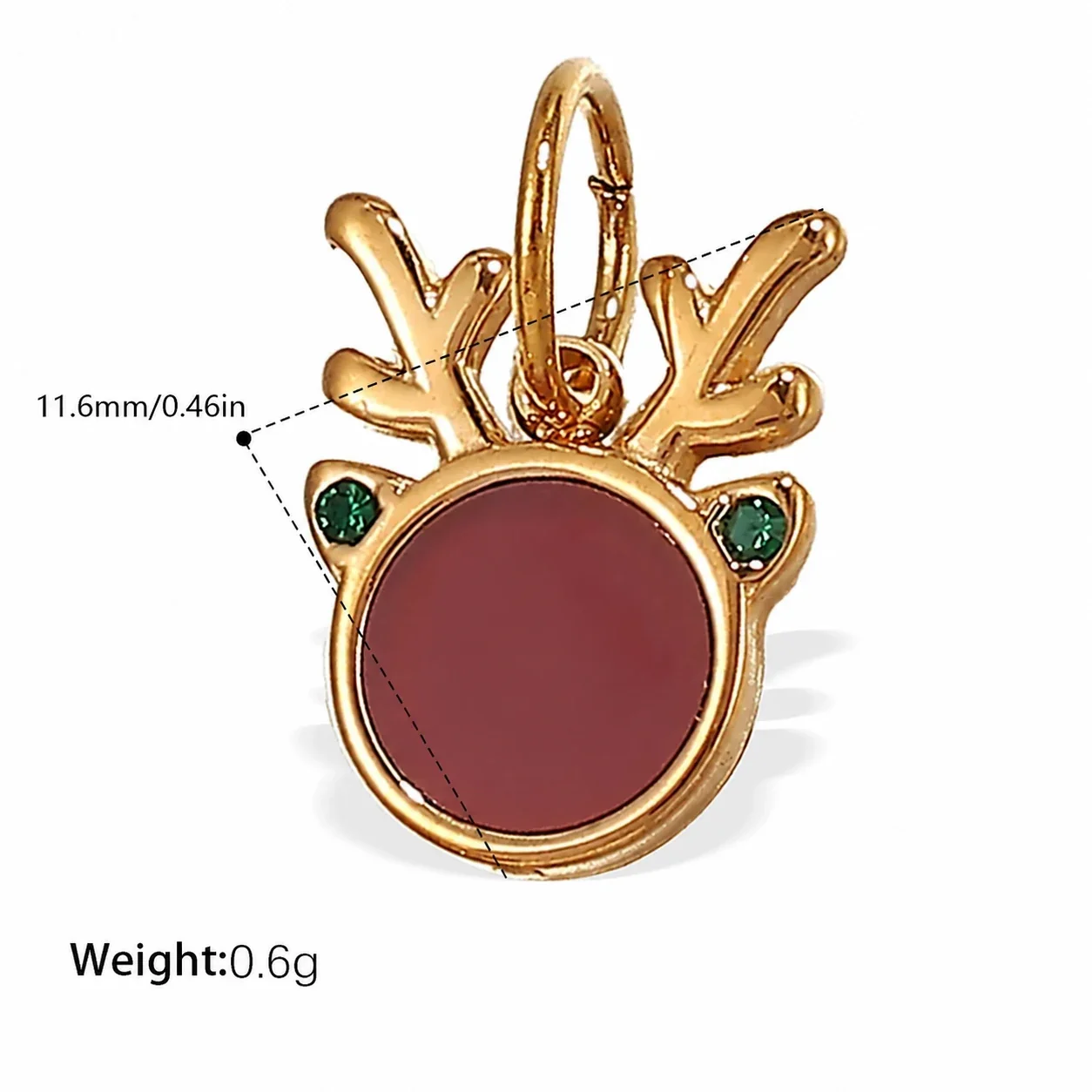 Foto do produto: Pendant Charms with Animal Motifs, 18K Gold-Plated Steel
