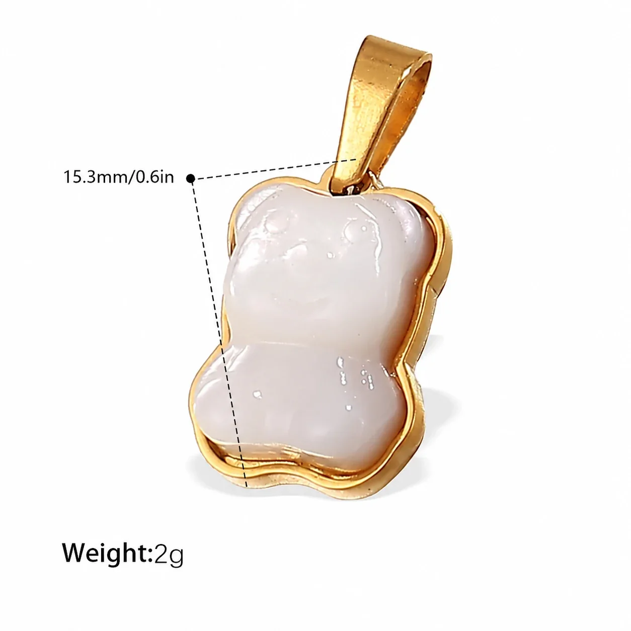 Foto do produto: Pendant Charms with Animal Motifs, 18K Gold-Plated Steel