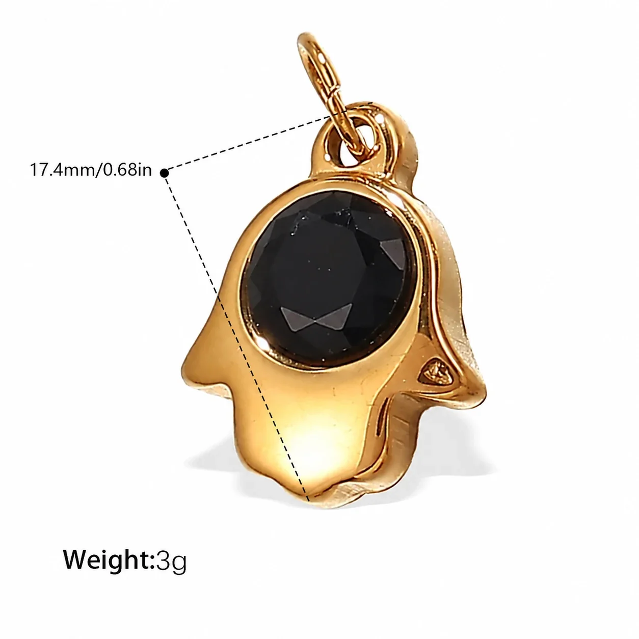 Foto do produto: Pendant Charms with Animal Motifs, 18K Gold-Plated Steel