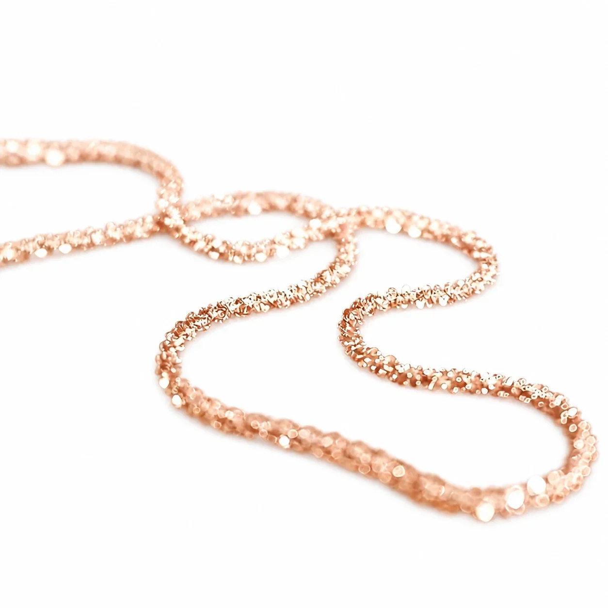 Foto prodotto: Catenina in Acciaio Inox a Maglia Popcorn Brillante - 316 - PVD
