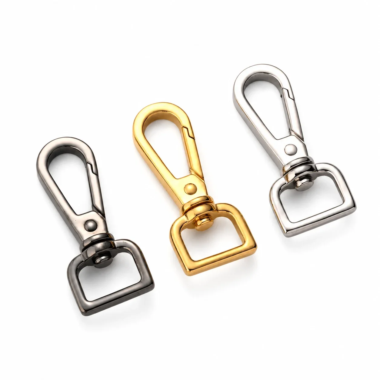 Polished Stainless Steel Swivel Snap Hook Accessory