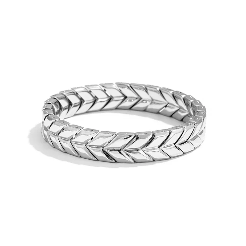 Bold 316 Stainless Steel Wheat Link Chain Bracelet