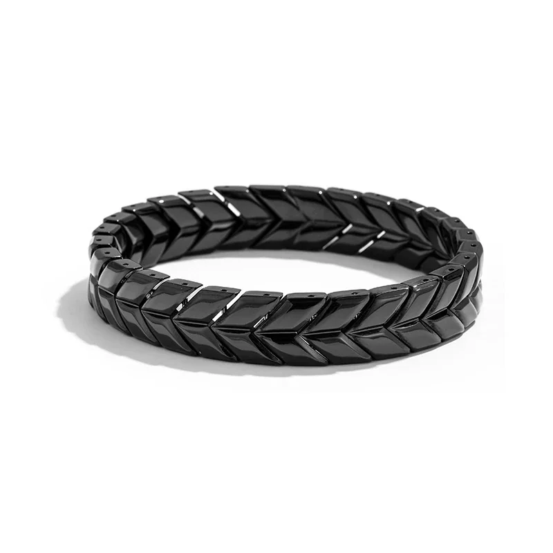 Bold 316 Stainless Steel Wheat Link Chain Bracelet