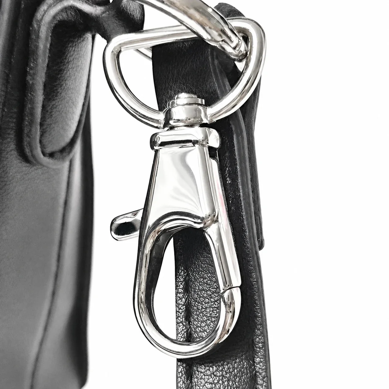 Polished Stainless Steel Swivel Snap Hook Accessory Clip