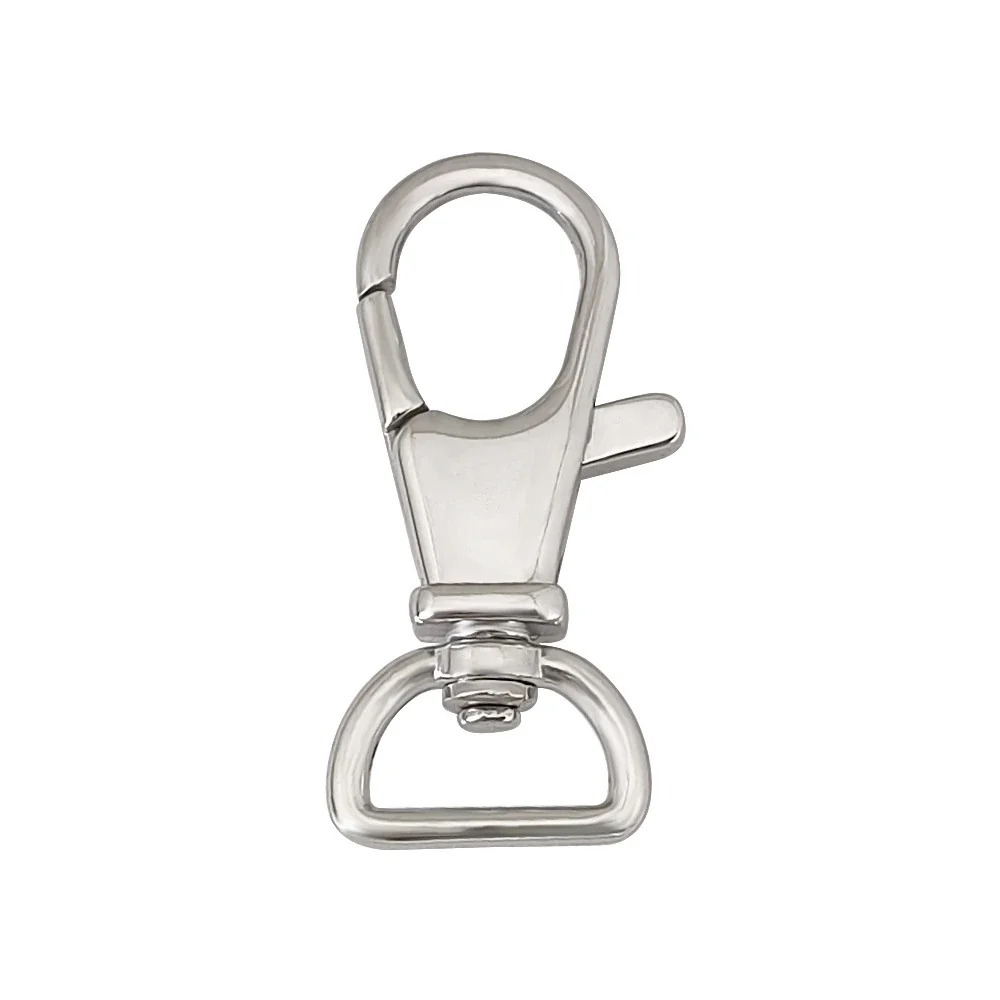 Polished Stainless Steel Swivel Snap Hook Accessory Clip