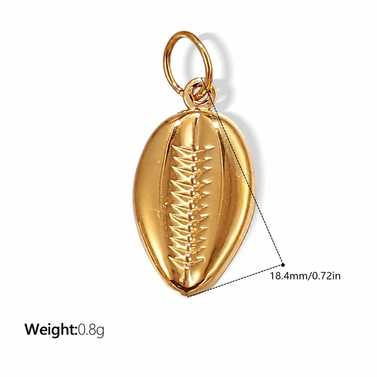 Foto del producto: Colgantes con motivos huecos de acero inoxidable chapado en oro