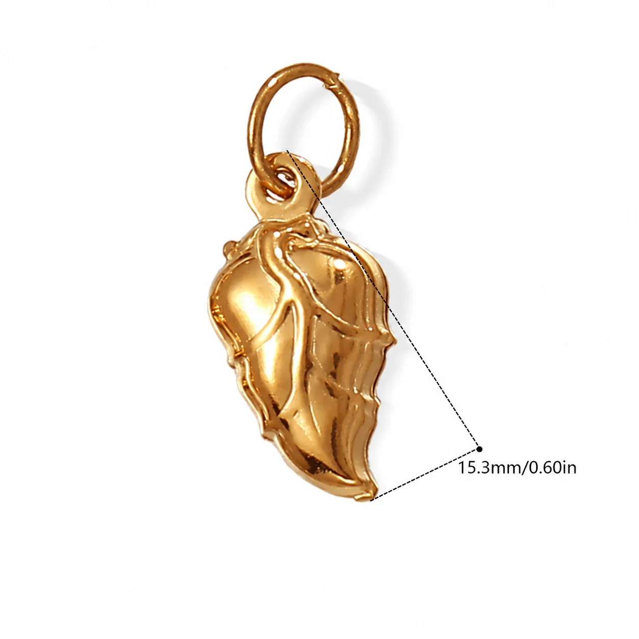Foto del producto: Colgantes con motivos huecos de acero inoxidable chapado en oro