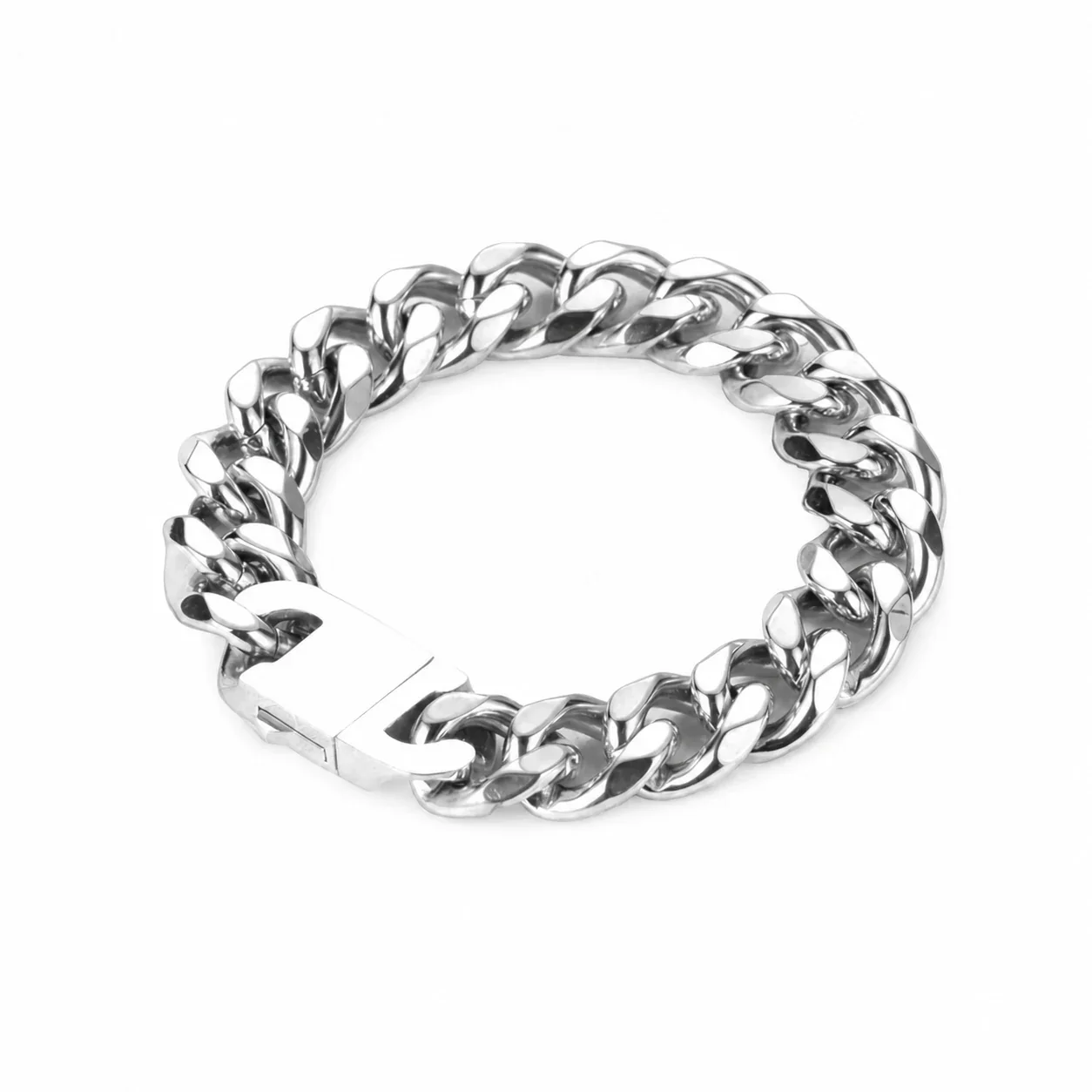 Bold 316 Stainless Steel Cuban Link Chain Bracelet