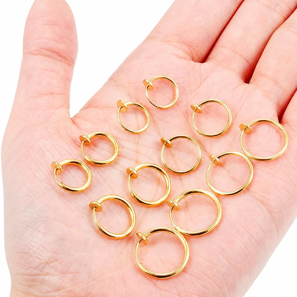 Minimal 316 Stainless Steel C-Shaped Ear Cuff
