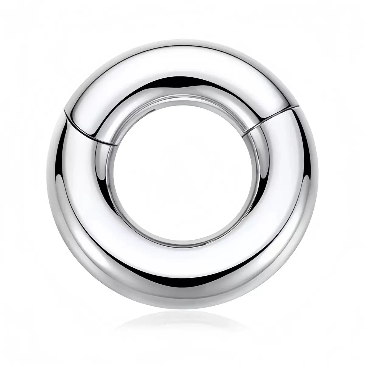 Polished 316 Stainless Steel Hinged Hoop Body Ring