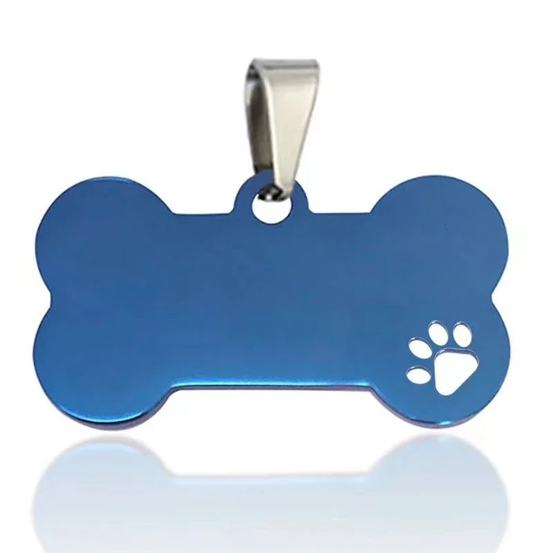 Pendant with Blank Bone and Paw Cutout