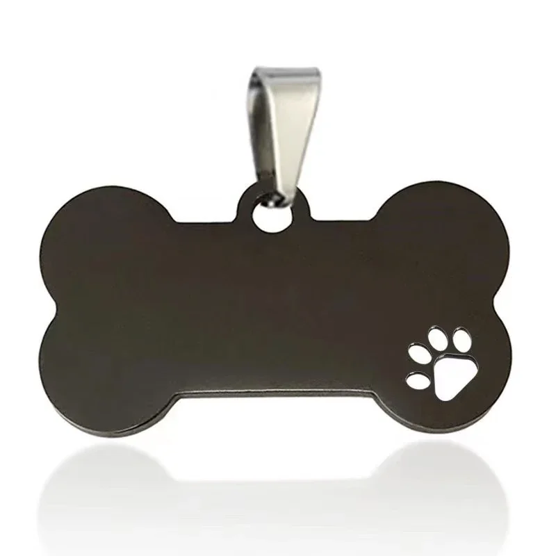 Pendant with Blank Bone and Paw Cutout