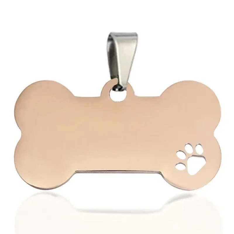 Pendant with Blank Bone and Paw Cutout