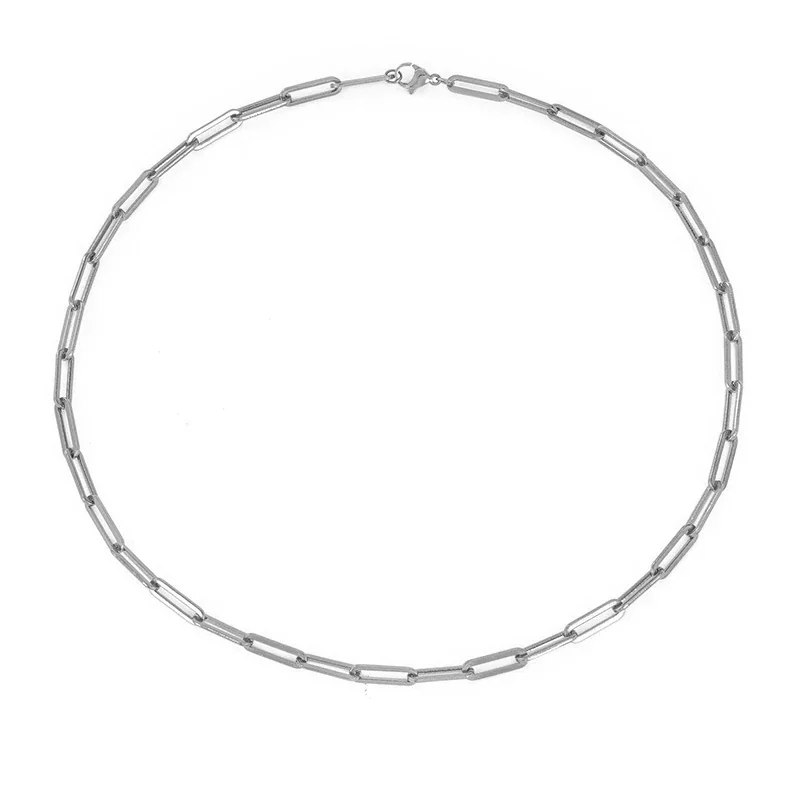 Wholesale stainless steel necklace and bracelet chains in gold and silver tones