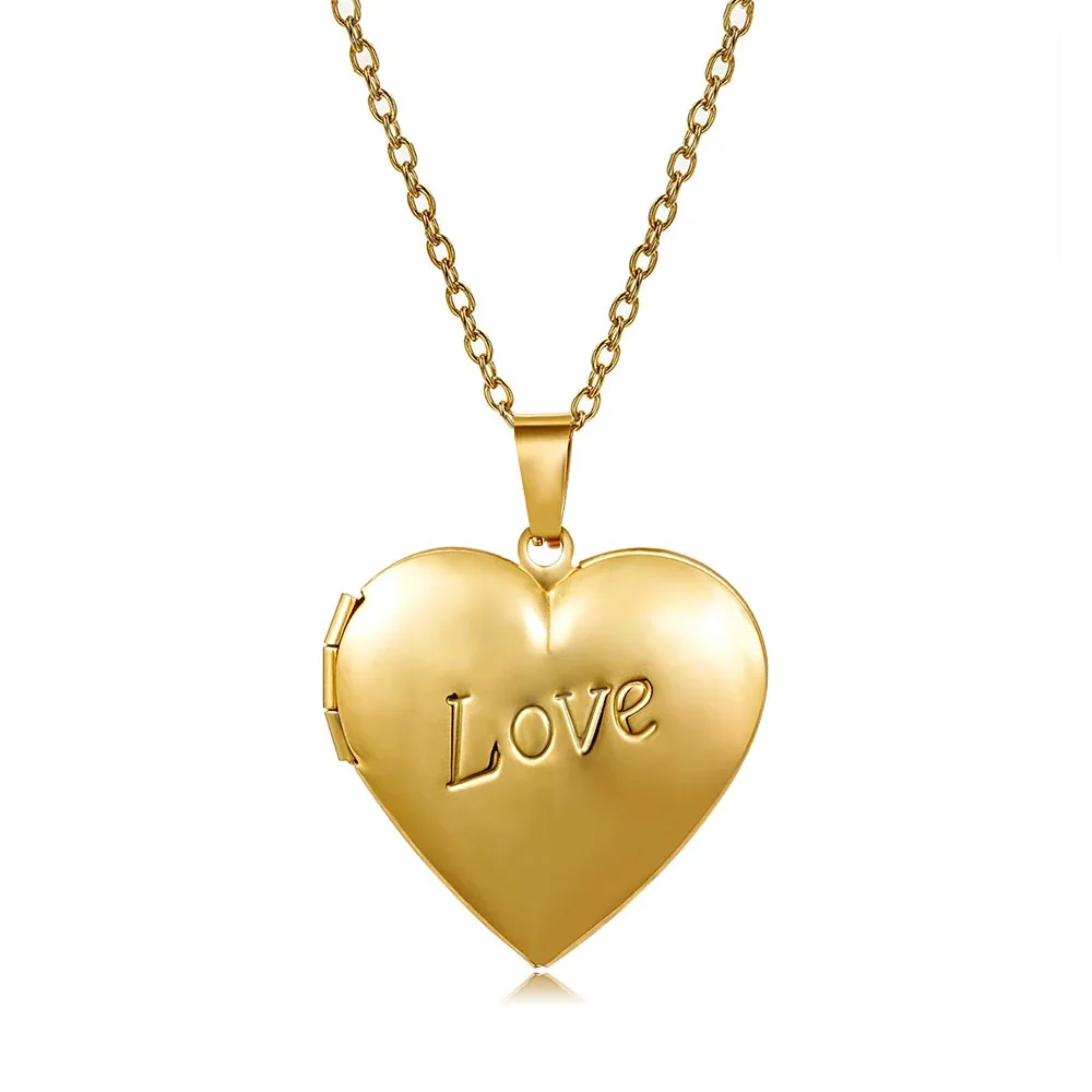 Sentimental 316 Stainless Steel Heart Locket Necklace