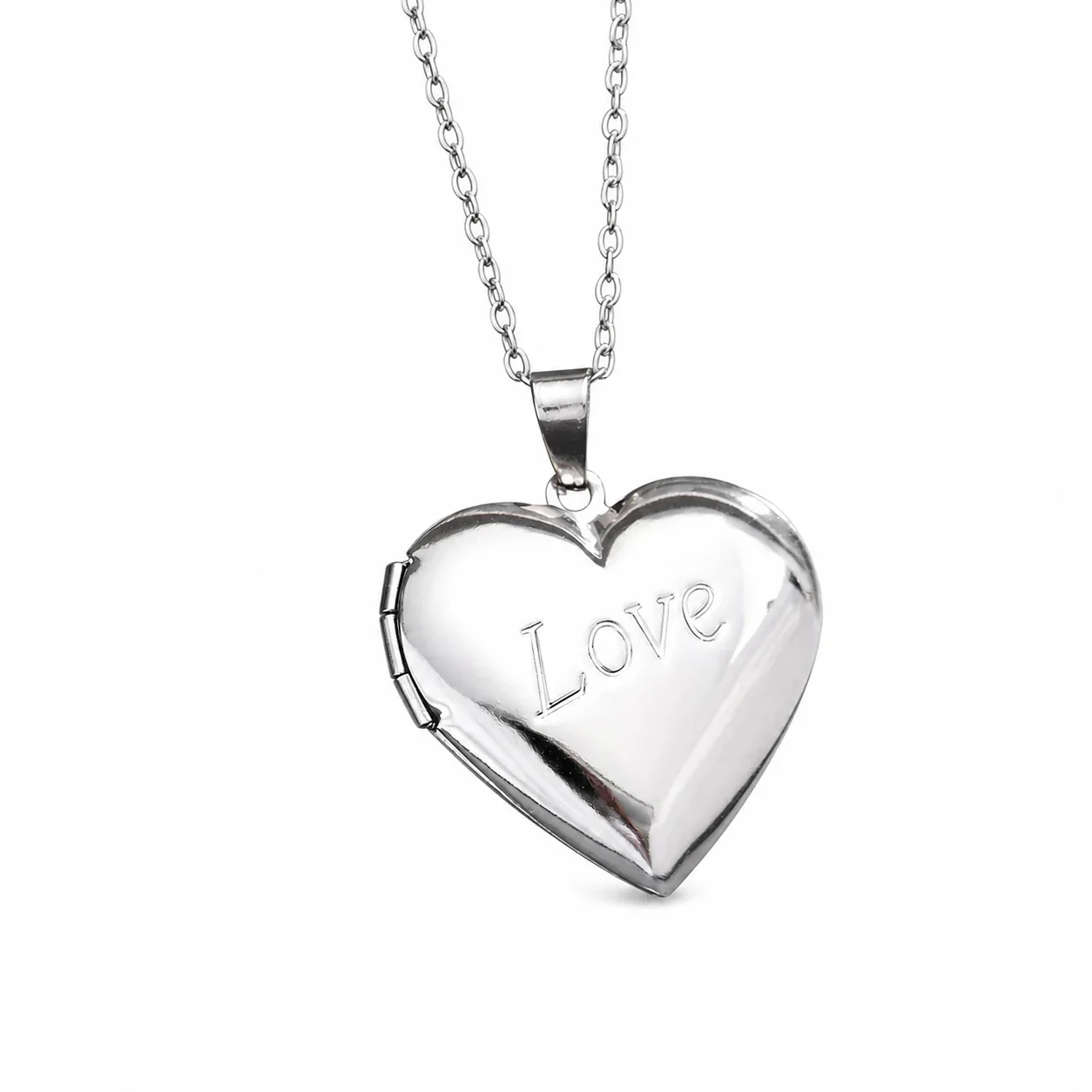 Sentimental 316 Stainless Steel Heart Locket Necklace