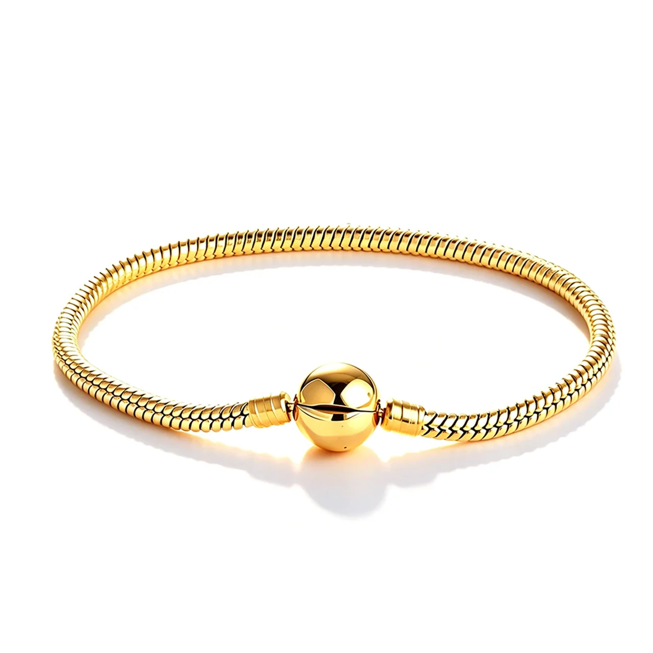 Sleek 316 Stainless Steel Snake Chain Bracelet