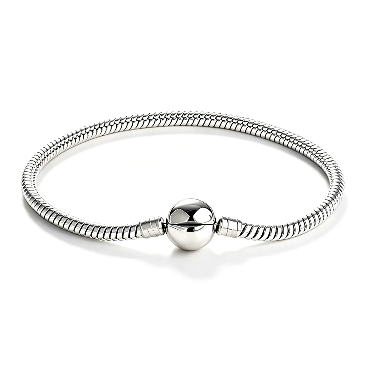 Sleek 316 Stainless Steel Snake Chain Bracelet