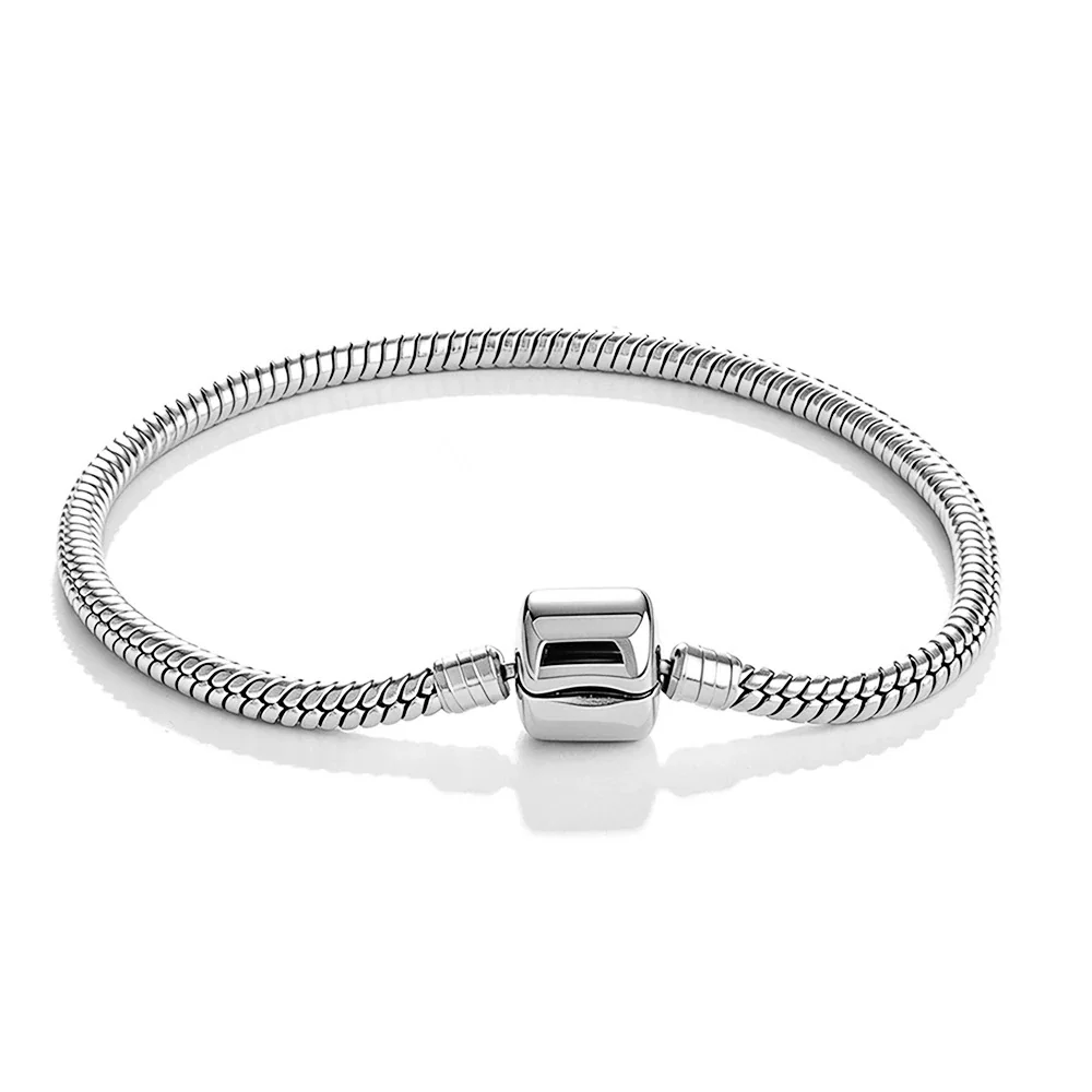 Sleek 316 Stainless Steel Snake Chain Bracelet
