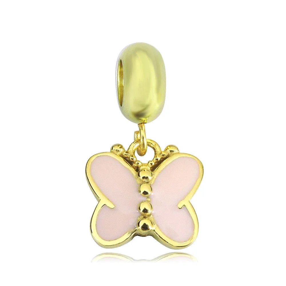 Playful Stainless Steel Cartoon Charm Bead