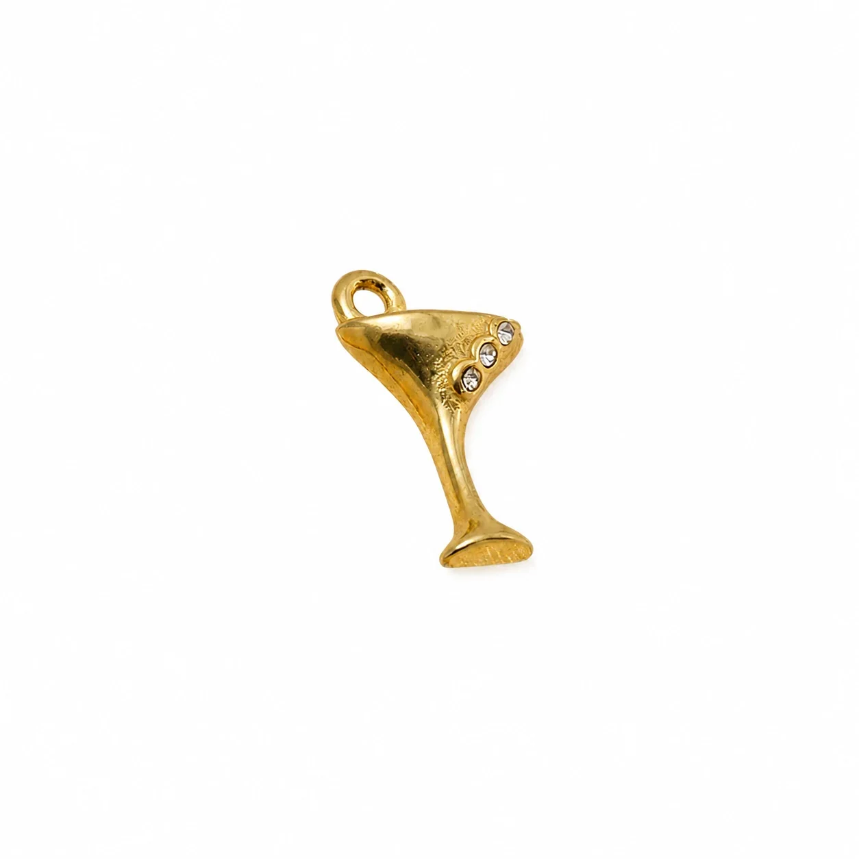 Playful 316 Stainless Steel Martini Glass Pendant