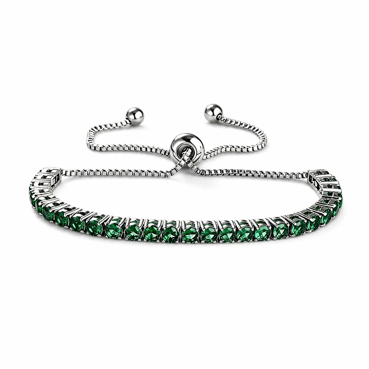 Refined 316 Stainless Steel 3mm CZ Tennis Bracelet