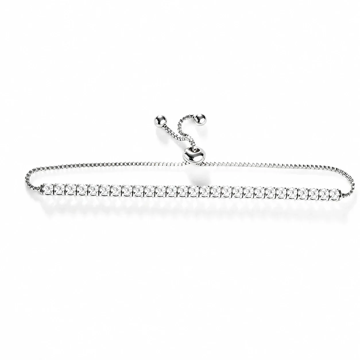 Refined 316 Stainless Steel 3mm CZ Tennis Bracelet