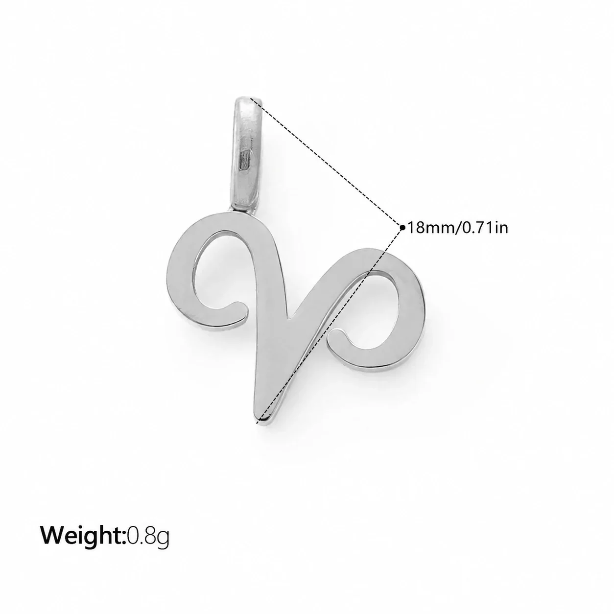 Foto do produto: Zodiac Symbol Openwork Pendant, Stainless Steel