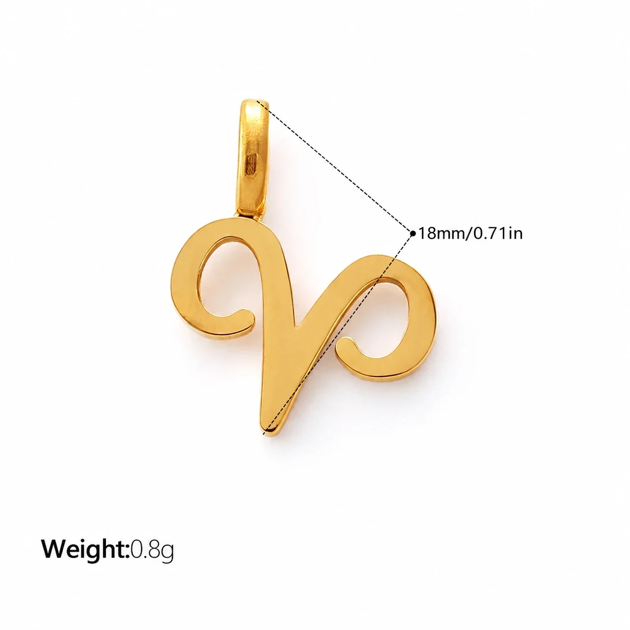 Foto do produto: Zodiac Symbol Openwork Pendant, Stainless Steel