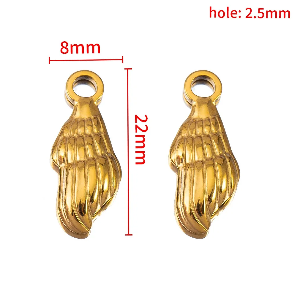 Coastal 18K Gold-Plated Starfish Shell Stainless Steel Pendant - Gold Conch