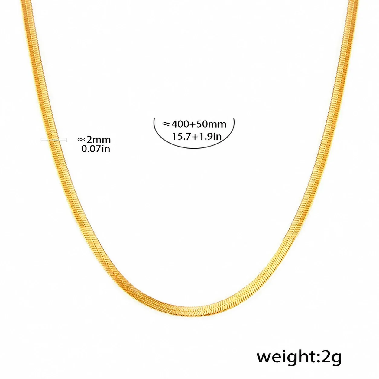 Layered Necklace with Star Stations and Snake Chain, Gold-Plated - Gold Star Station