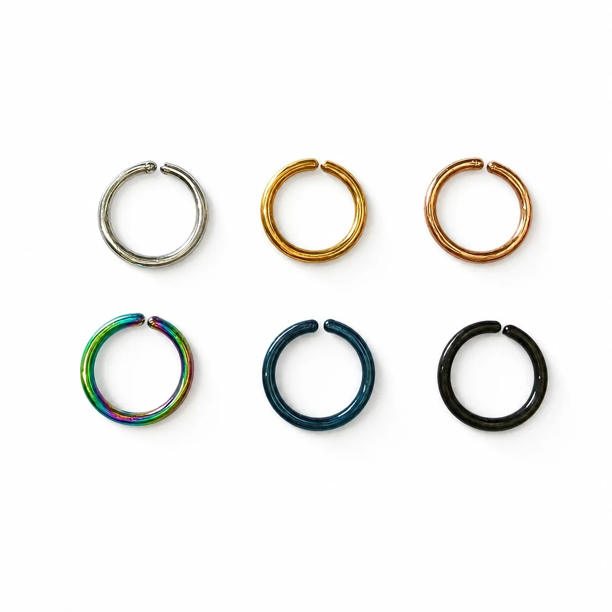 Minimal 316 Stainless C-Shape Ear Cuff Ring
