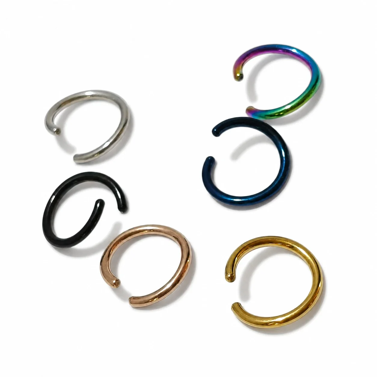 Minimal 316 Stainless C-Shape Ear Cuff Ring