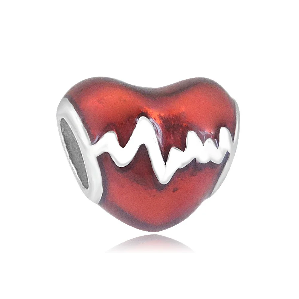 Playful Stainless Steel Enamel Charm Bead Assortment