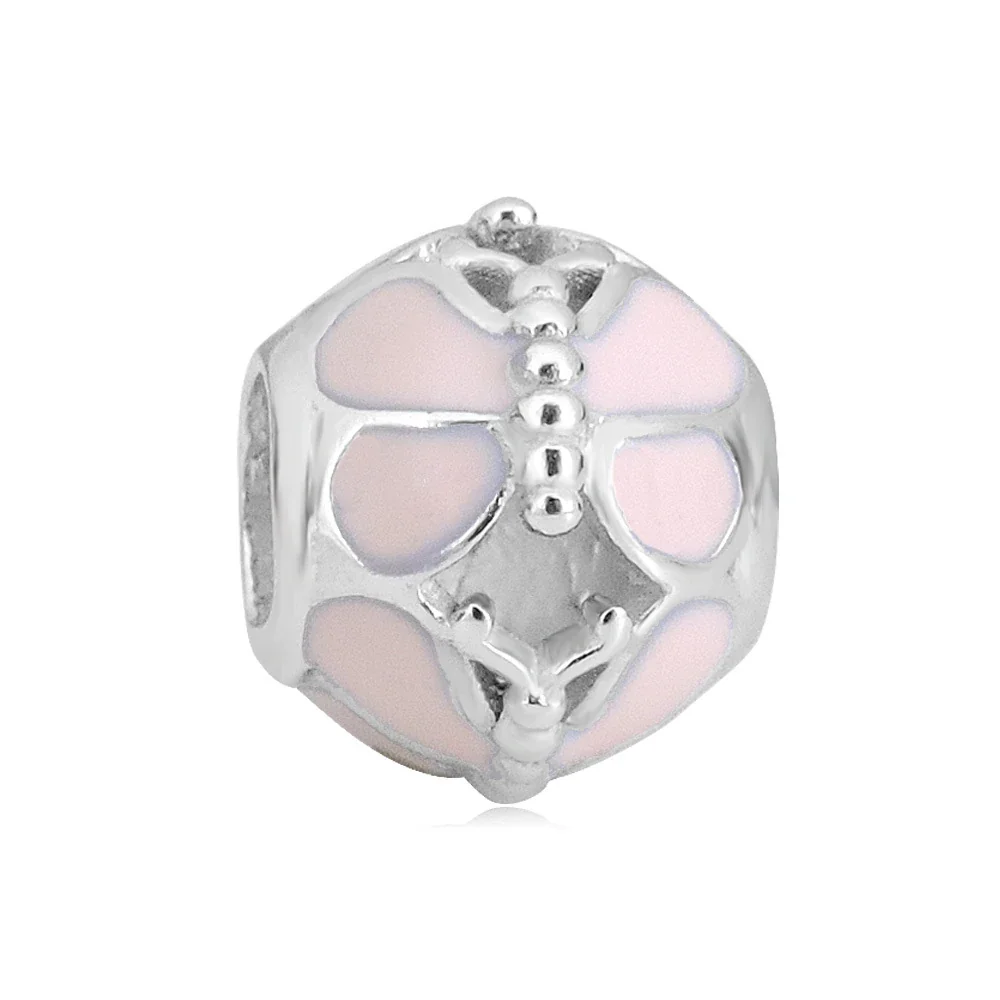 Playful Stainless Steel Enamel Charm Bead Assortment