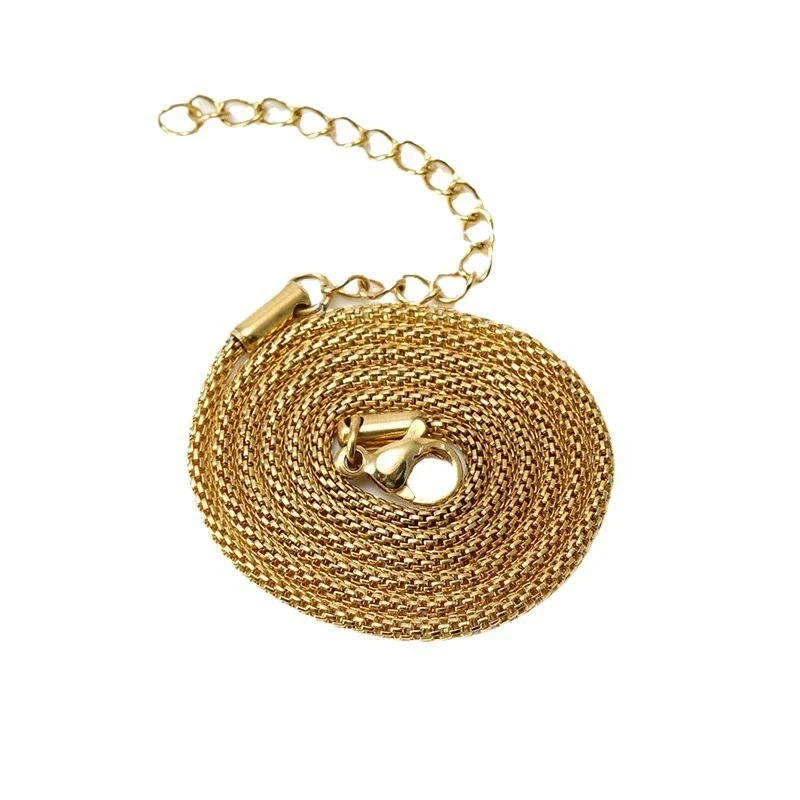Bold Gold-Plated Cuban Paperclip Snake Chain Necklace