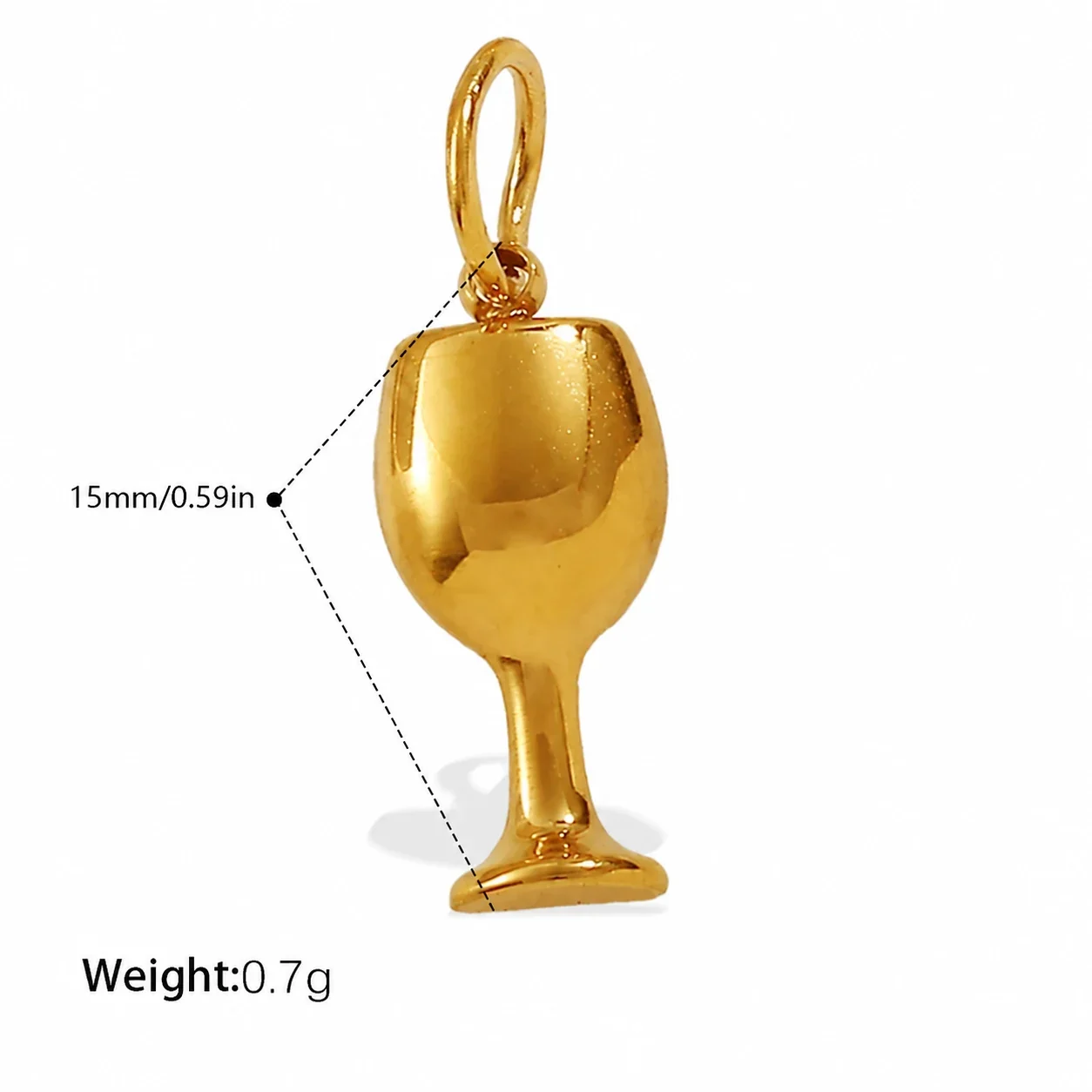 Foto do produto: Pendant Charms with Handbag, Cat & Flower 18K Gold-Plated