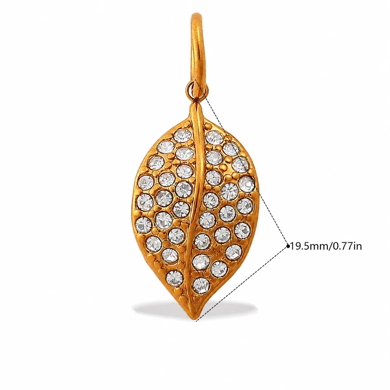 Foto do produto: Flower Charm Pendant with Crystal Petals, 18K Gold-Plated