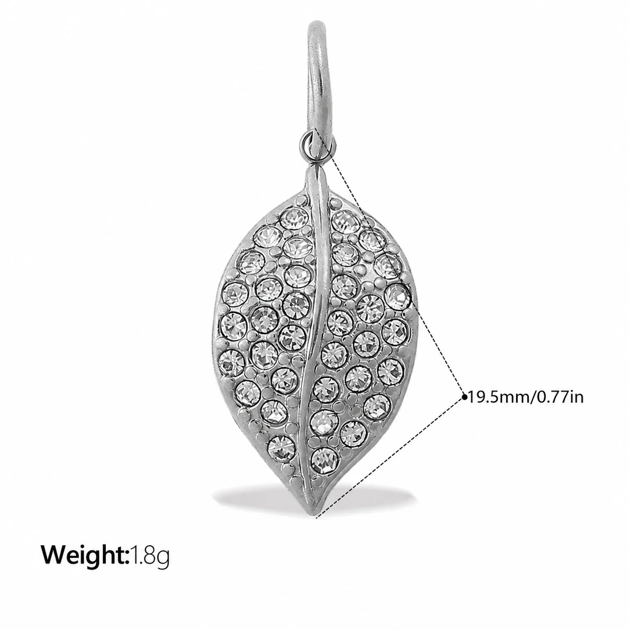 Foto do produto: Flower Charm Pendant with Crystal Petals, 18K Gold-Plated