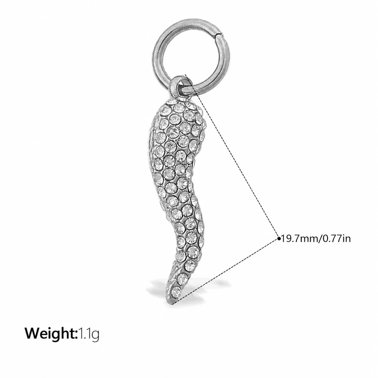 Foto do produto: Flower Charm Pendant with Crystal Petals, 18K Gold-Plated