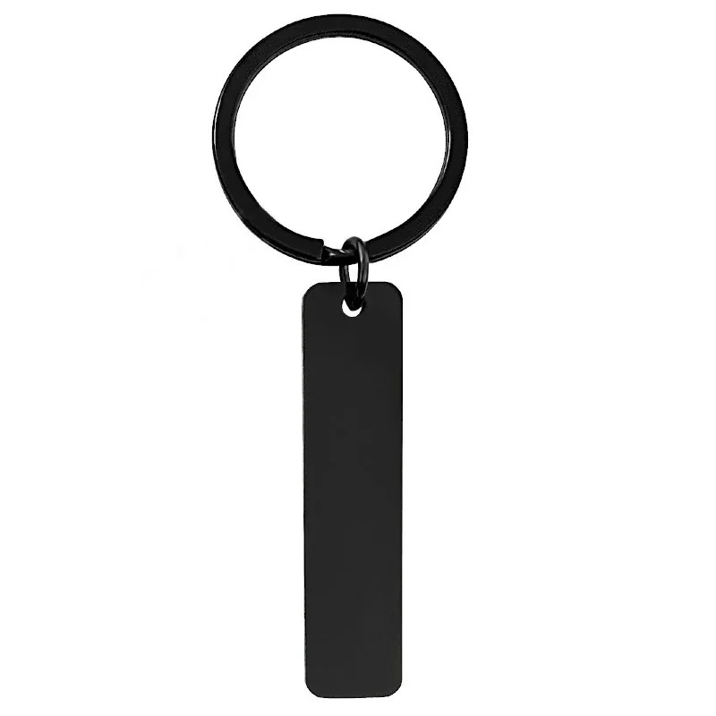 Keyring Pendant with Blank Narrow Bar