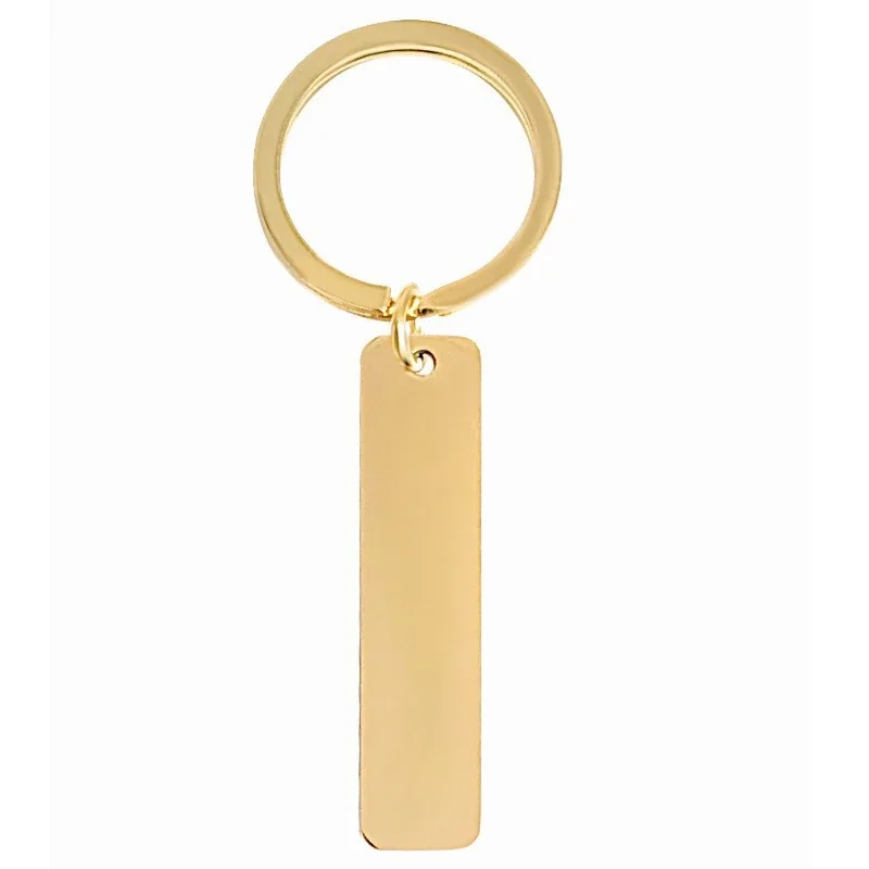 Keyring Pendant with Blank Narrow Bar