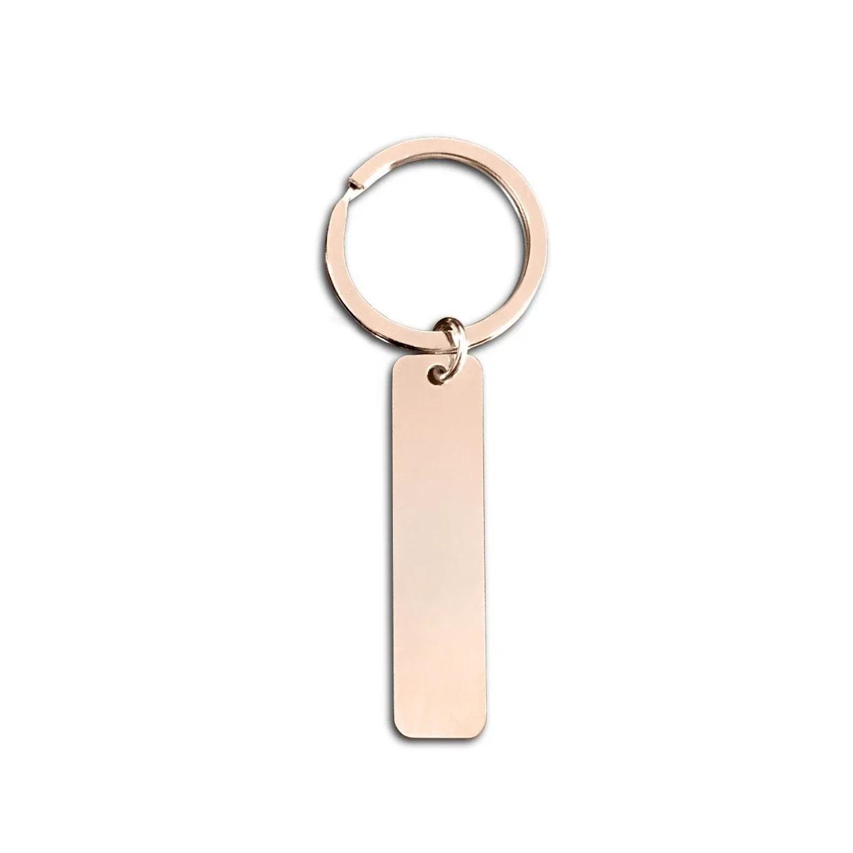 Keyring Pendant with Blank Narrow Bar