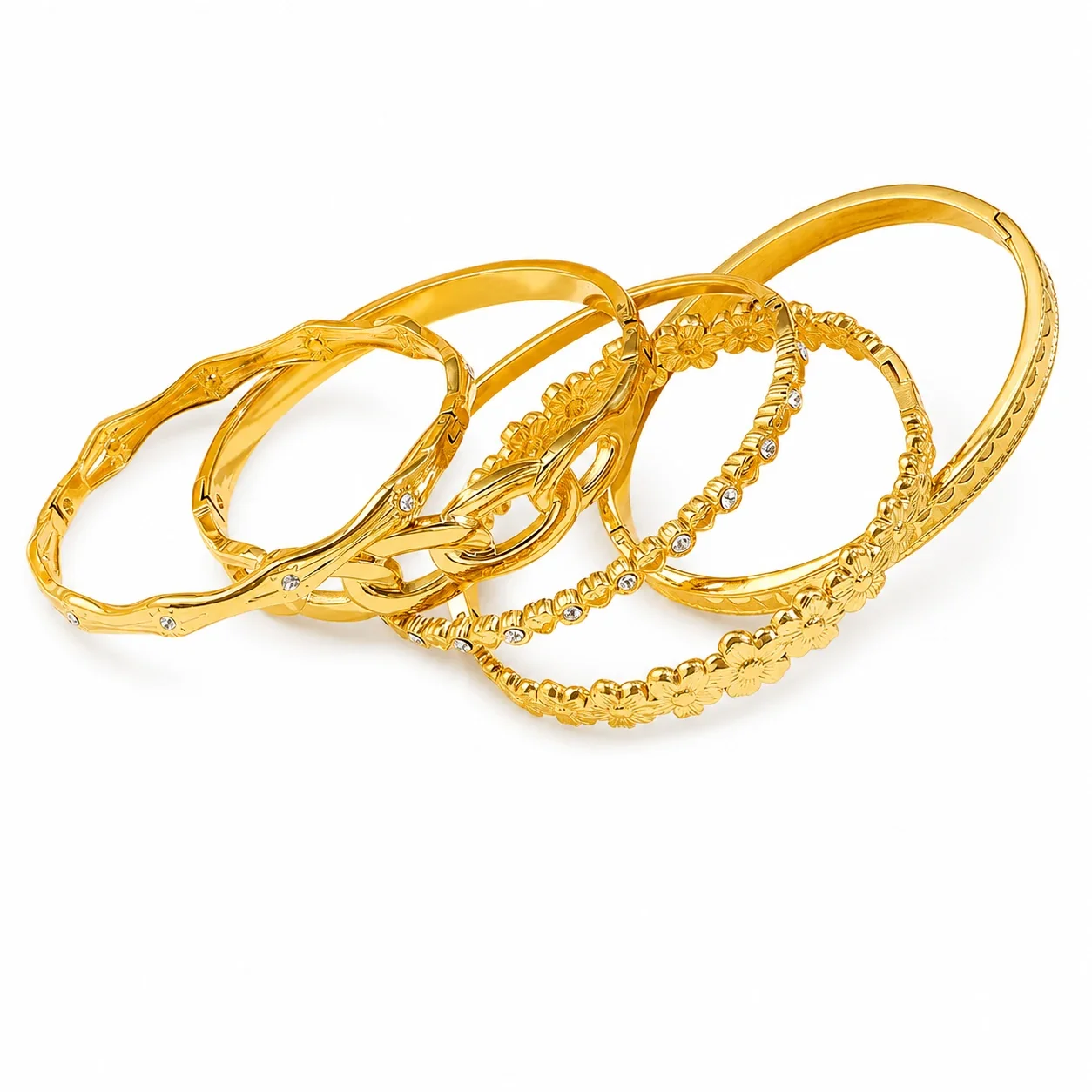 Ready-stock stainless steel jewelry wholesale selection
